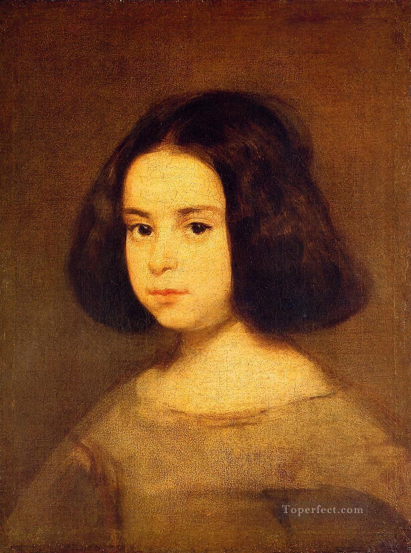Portrait of a Little Girl Diego Velazquez Oil Paintings